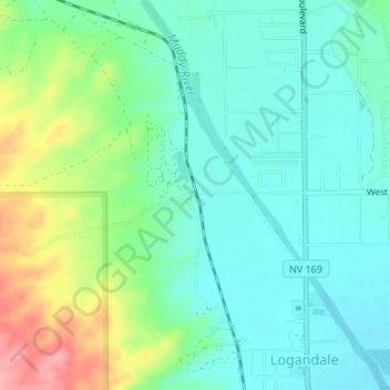 Amber地形图、海拔、地势