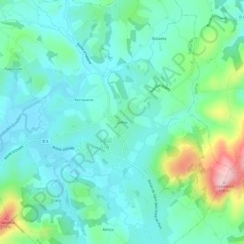 Zelhai地形图、海拔、地势