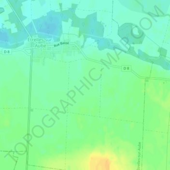 Grand Duc地形图、海拔、地势