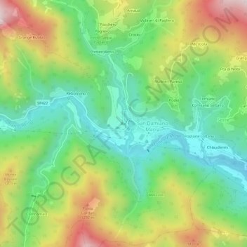 Rio地形图、海拔、地势