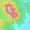 杭州市地形图、海拔、地势