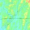 禹门村地形图、海拔、地势