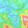 Biriatou地形图、海拔、地势