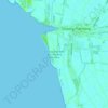 Kampung Nelayan Baru Tanjung Piandang地形图、海拔、地势