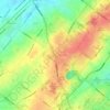 Montgomeryville地形图、海拔、地势