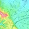 四方林地形图、海拔、地势