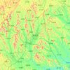 西充县地形图、海拔、地势