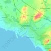 Falkenberg地形图、海拔、地势