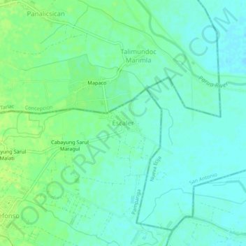 Escaler地形图、海拔、地势
