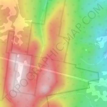Perrins Ridge地形图、海拔、地势