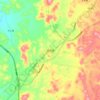保安镇地形图、海拔、地势