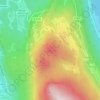 La Cauche地形图、海拔、地势