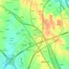 小张湾地形图、海拔、地势