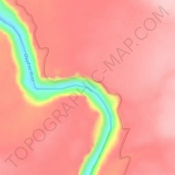 Upset地形图、海拔、地势