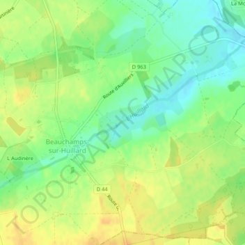 Dormelle地形图、海拔、地势