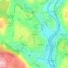 Glen Ridge地形图、海拔、地势