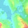 Glasgo地形图、海拔、地势