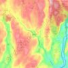 Oxford地形图、海拔、地势
