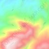 虎头山地形图、海拔、地势