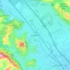 Morgan Hill地形图、海拔、地势