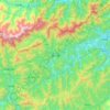 青川县地形图、海拔、地势