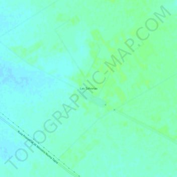 Las Tahonas地形图、海拔、地势