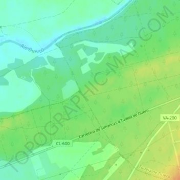 Santinos地形图、海拔、地势