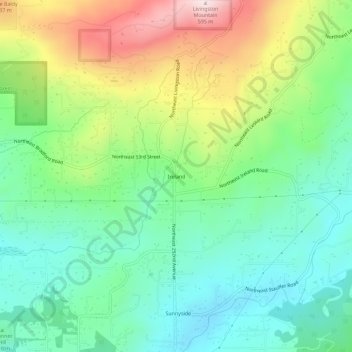 Ireland地形图、海拔、地势