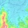 白沙村地形图、海拔、地势