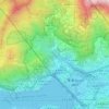 潭頂新村地形图、海拔、地势