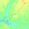 Woburn地形图、海拔、地势