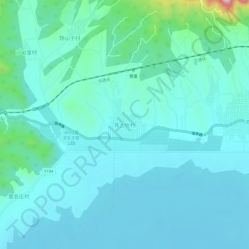 黄土坎村地形图、海拔、地势