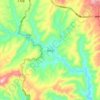 庆元乡地形图、海拔、地势