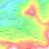 Cuna Cuno地形图、海拔、地势