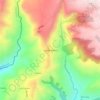 Cuesta Blanca地形图、海拔、地势