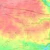 Kergazuel地形图、海拔、地势