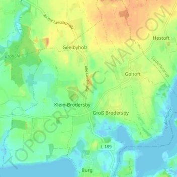 Brekenrühe地形图、海拔、地势