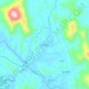 白石坡村地形图、海拔、地势