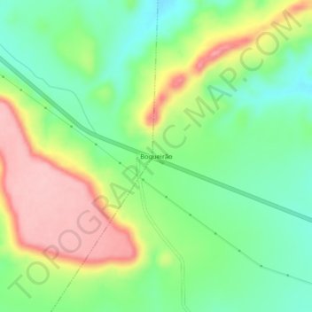 Boqueirão地形图、海拔、地势