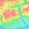 Keroumen地形图、海拔、地势