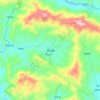 茶山镇地形图、海拔、地势