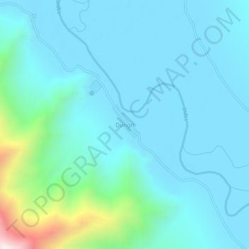 Dungti地形图、海拔、地势