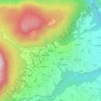 Larido地形图、海拔、地势