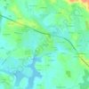 Le Poulprio地形图、海拔、地势