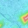 安樂村地形图、海拔、地势