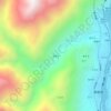 甘海子地形图、海拔、地势