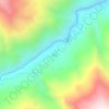普玉地形图、海拔、地势