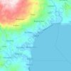 Duero地形图、海拔、地势