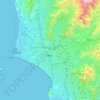 利馬/利马地形图、海拔、地势