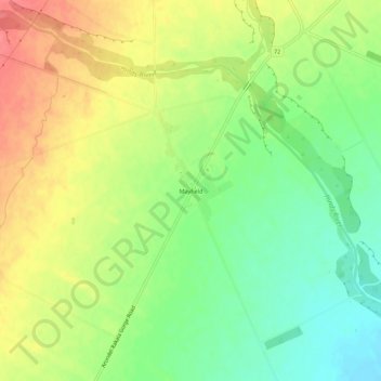 Mayfield地形图、海拔、地势